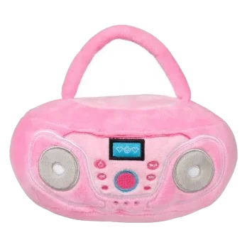 FuzzYard Y2K Portable CD Player plush dog toy, CD player