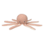 Octopus plush dog toy FuzzYard Life Soft Blush