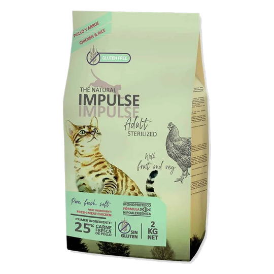 Impulse dry cat food for neutered cats, 300 g