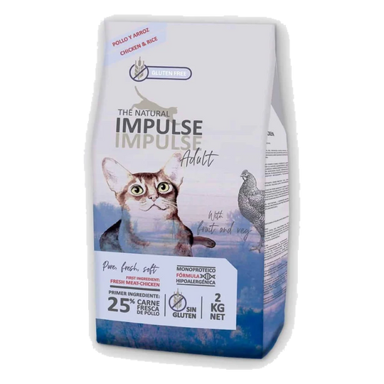 Impulse adult maintenance dry cat food, 8 kg