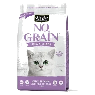 Kit Cat No Grain Tuna & Salmon Dry Cat Food, 10 kg