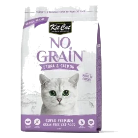 Kit Cat No Grain Tuna & Salmon Dry Cat Food, 1 kg