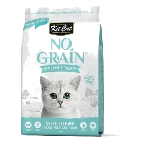 Kit Cat No Grain Chicken & Turkey Dry Cat Food, 1 kg