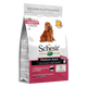 Schesir Medium pork and ham dry dog food for adult medium dogs, 3 kg