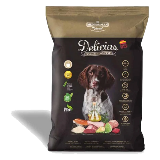 Mediterranean Natural Delicias Semi-Moist Dog Food 3 kg