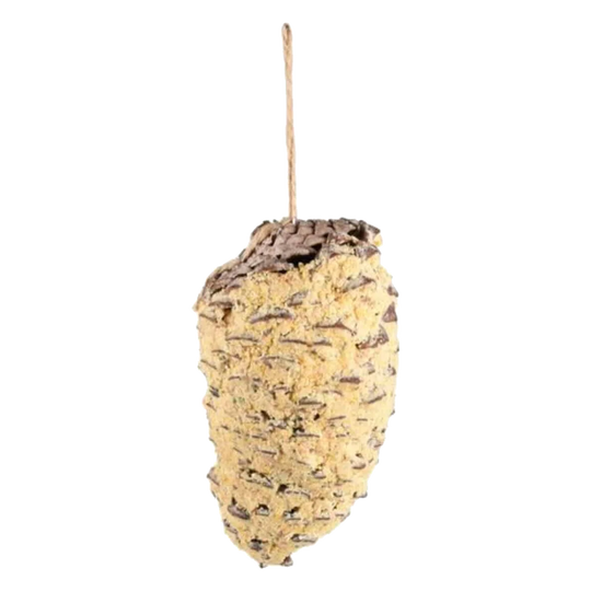 Fat-filled pine cone for wild birds, 300 g