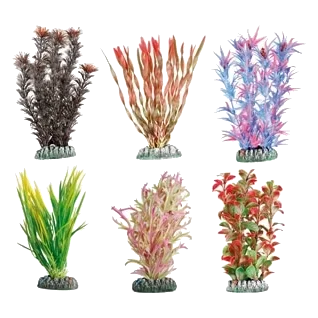Guyana assorted plastic aquarium plant, XS, 9 cm