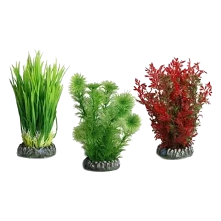 Sri Lanka assorted plastic aquarium plant, S, 13 cm