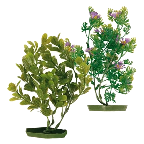 Artificial plastic aquarium plants