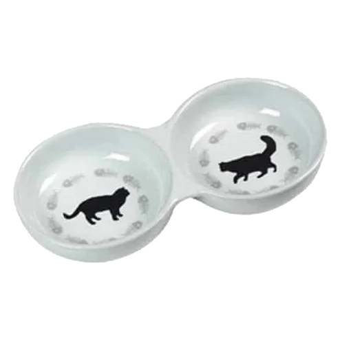 Double cat bowl