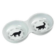 Double cat bowl