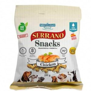 Serrano Snacks chicken-flavour dog treats, 100 g