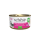 Schesir chicken fillets with ham in jelly wet cat food, 70 g tin