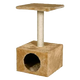 Beige cat scratching post
