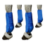 Set of 4 blue horse tendon boots