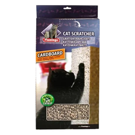 Jumbo cardboard cat scratcher