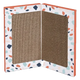 Foldable cardboard cat scratcher