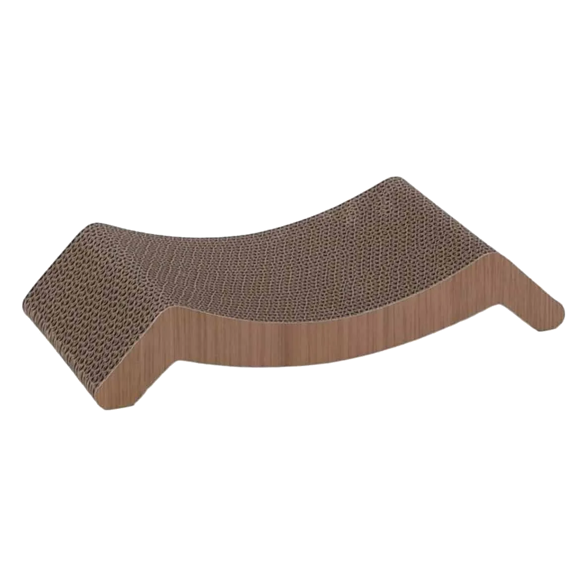 Wiski brown cardboard cat scratcher