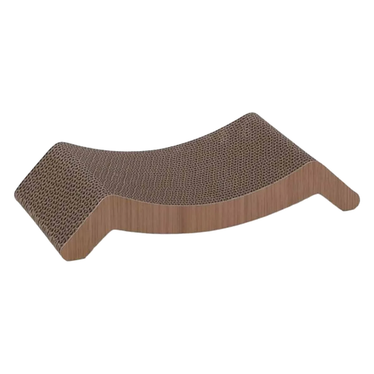 Wiski brown cardboard cat scratcher