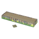 Small cardboard cat scratcher, 48 × 12.5 × 5 cm