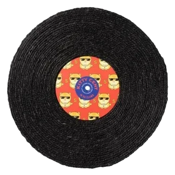 Rotating Cat Scratcher FuzzYard Record Cat Kitty Cent