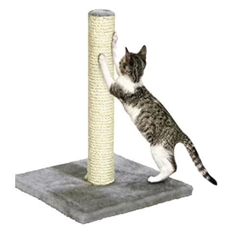 Polset cat scratching post, grey