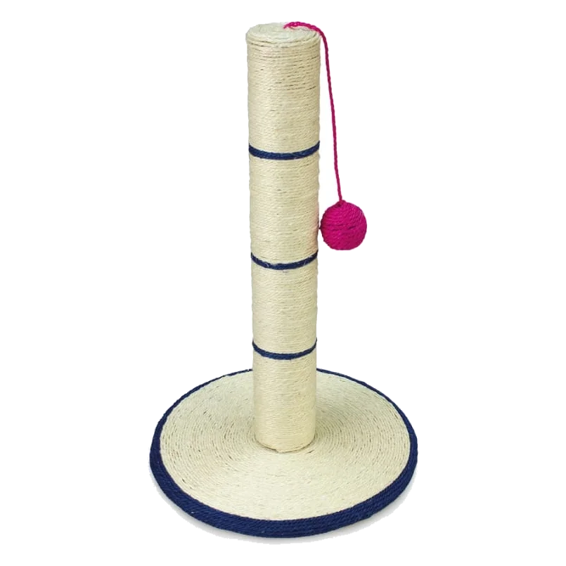 Sisal cat scratcher with ball