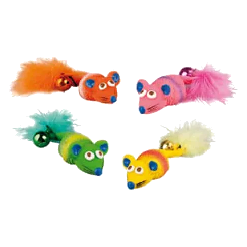 Latex toy mouse for cats