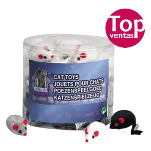 Plush toy mouse for cats
