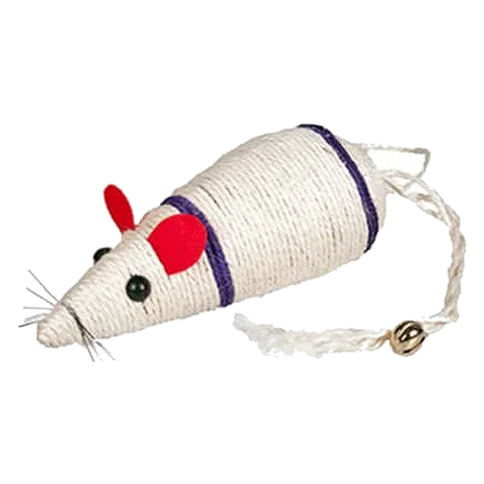 Sisal toy mouse for cats