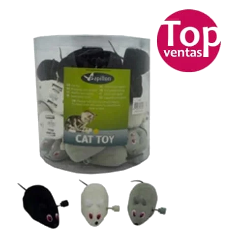 Wind-up toy mice for cats, 7 cm