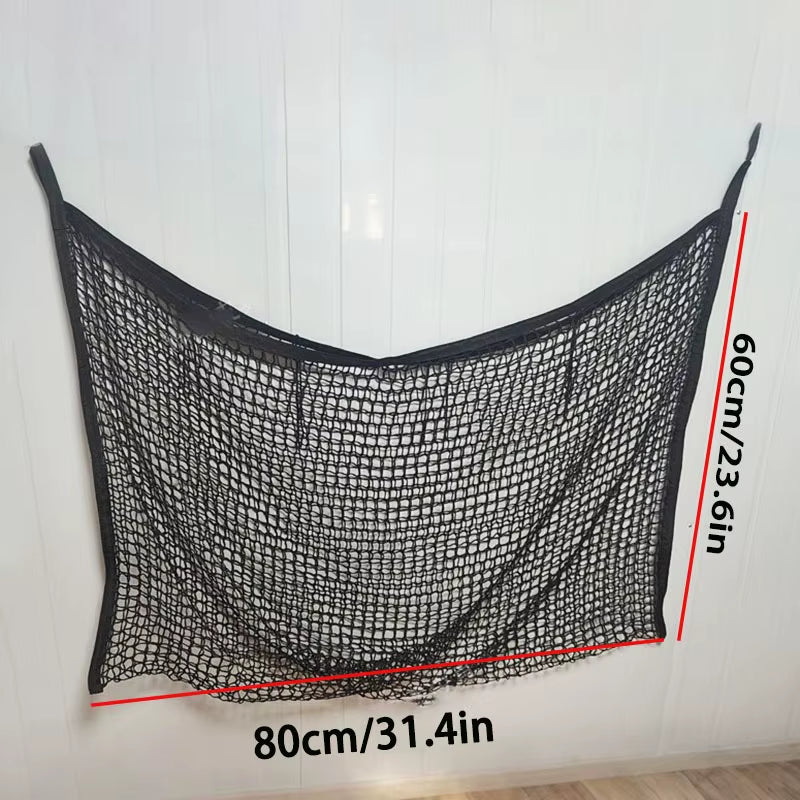 Large capacity hay net for horses, sizes S and L