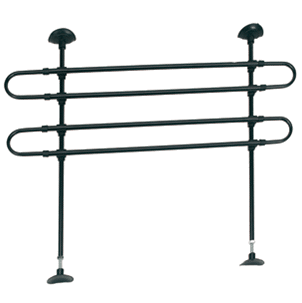 Two-row dog car barrier