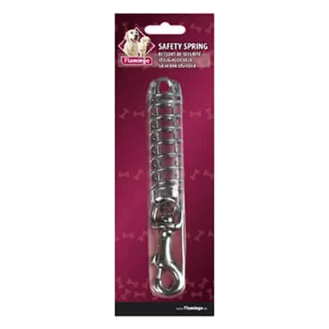 Dog lead safety spring