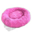 Calming donut dog bed, pink, 50 cm