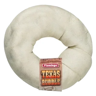 Texas Bubble rawhide donut for dogs, 15 cm