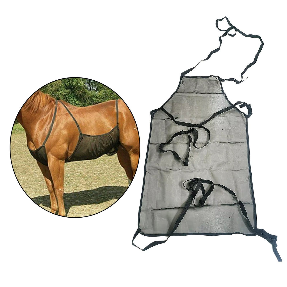 Breathable mesh fly rug for horses – view 4