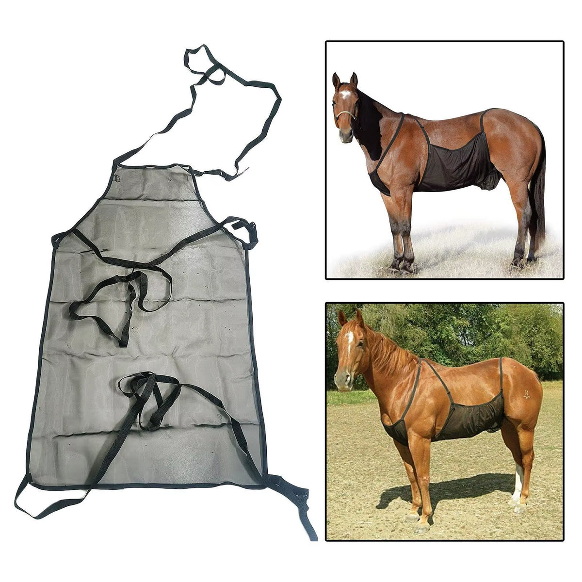 Breathable mesh fly rug for horses – view 5