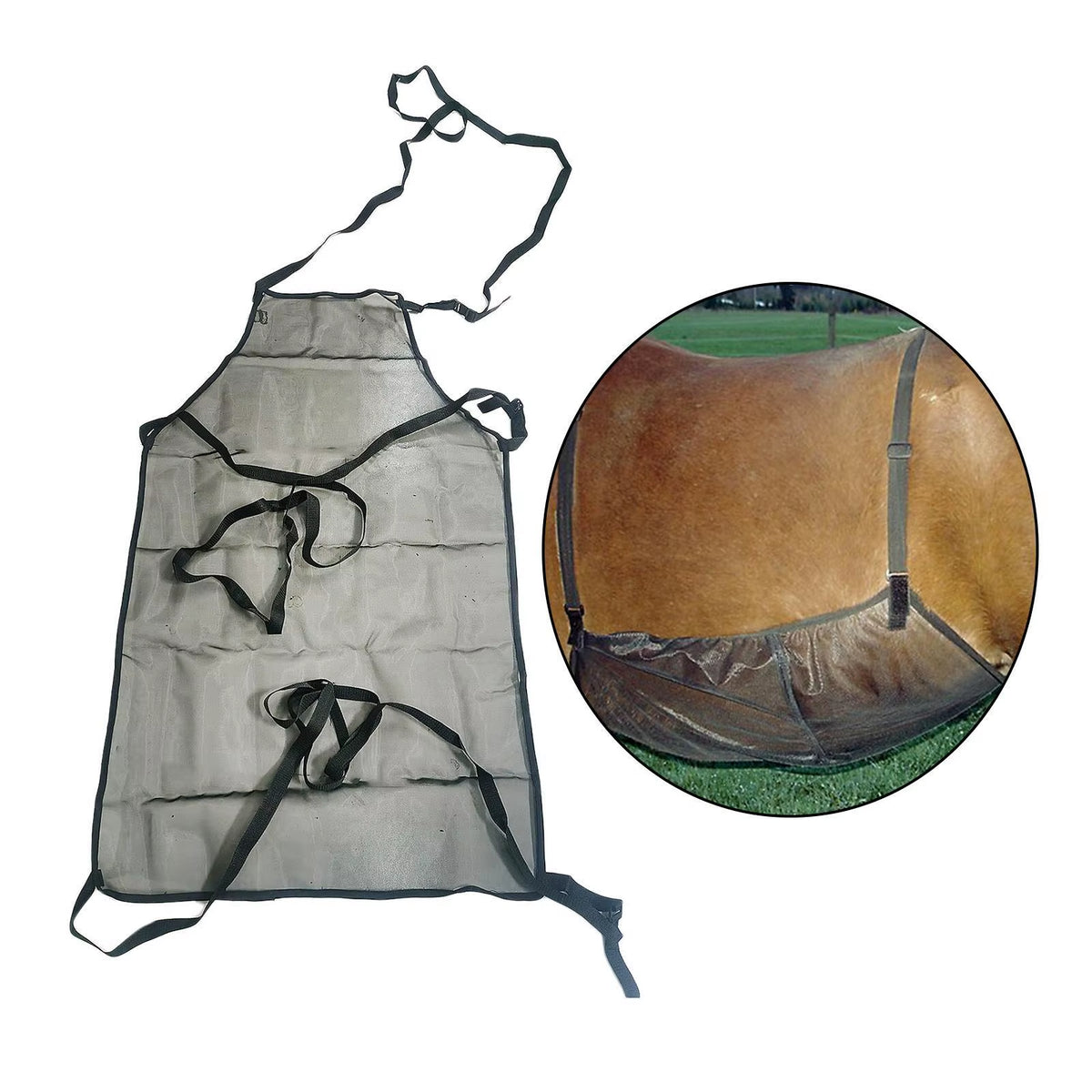 Breathable mesh fly rug for horses – view 6