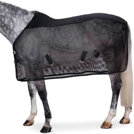 Reinforced mesh fly rug with UV protection