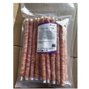 Salmon sticks dog treats, 28 cm, 1 kg