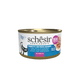 Schesir tuna with oily fish in broth wet cat food, 70 g tin