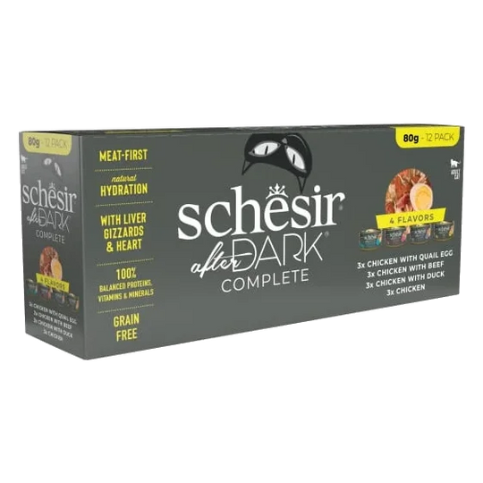 Schesir After Dark fillets variety pack for cats