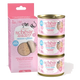Schesir Baby mousse with chicken fillets, salmon and chicken liver for kittens, 3 × 55 g