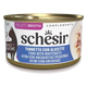 Schesir tuna with small anchovies in broth wet cat food, 70 g tin