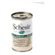 Schesir chicken fillets with rice wet cat food, 140 g tin