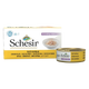 Schesir chicken fillets in natural juice wet cat food, 6 × 50 g, multipack