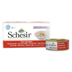 Schesir chicken fillets with duck wet cat food, 6 × 50 g, multipack