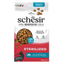 Schesir Animal Protein Sterilised fish dry cat food, 400 g