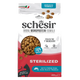 Schesir Animal Protein Sterilised fish dry cat food, 400 g